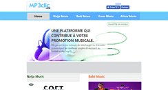 Desktop Screenshot of mp3clic.com